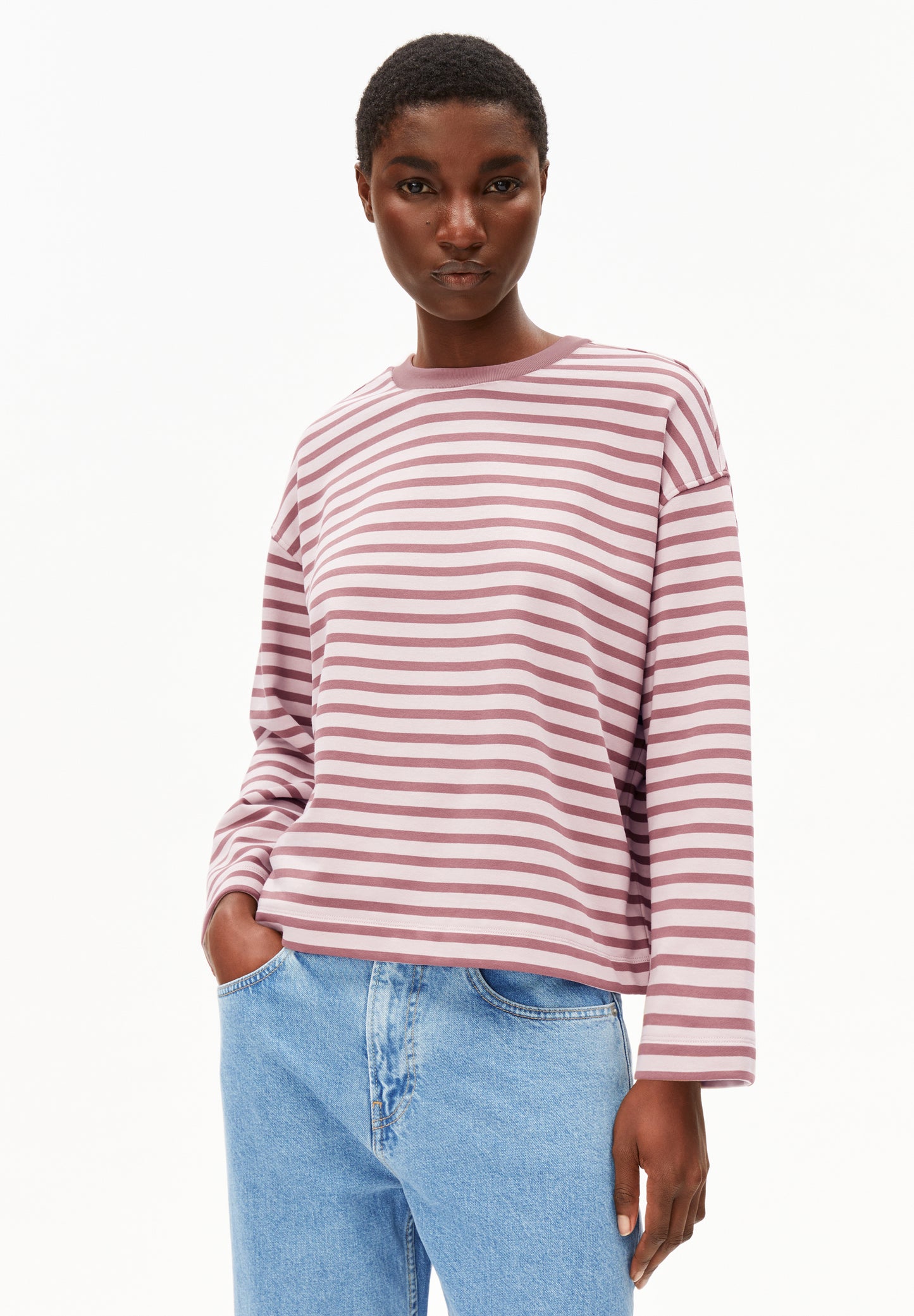 FRANKAA MAARLEN STRIPE SWEAT