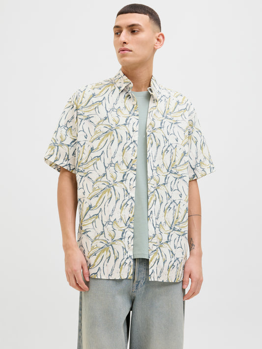 JORJOSHUA SPLIT AOP SHIRT SS LN