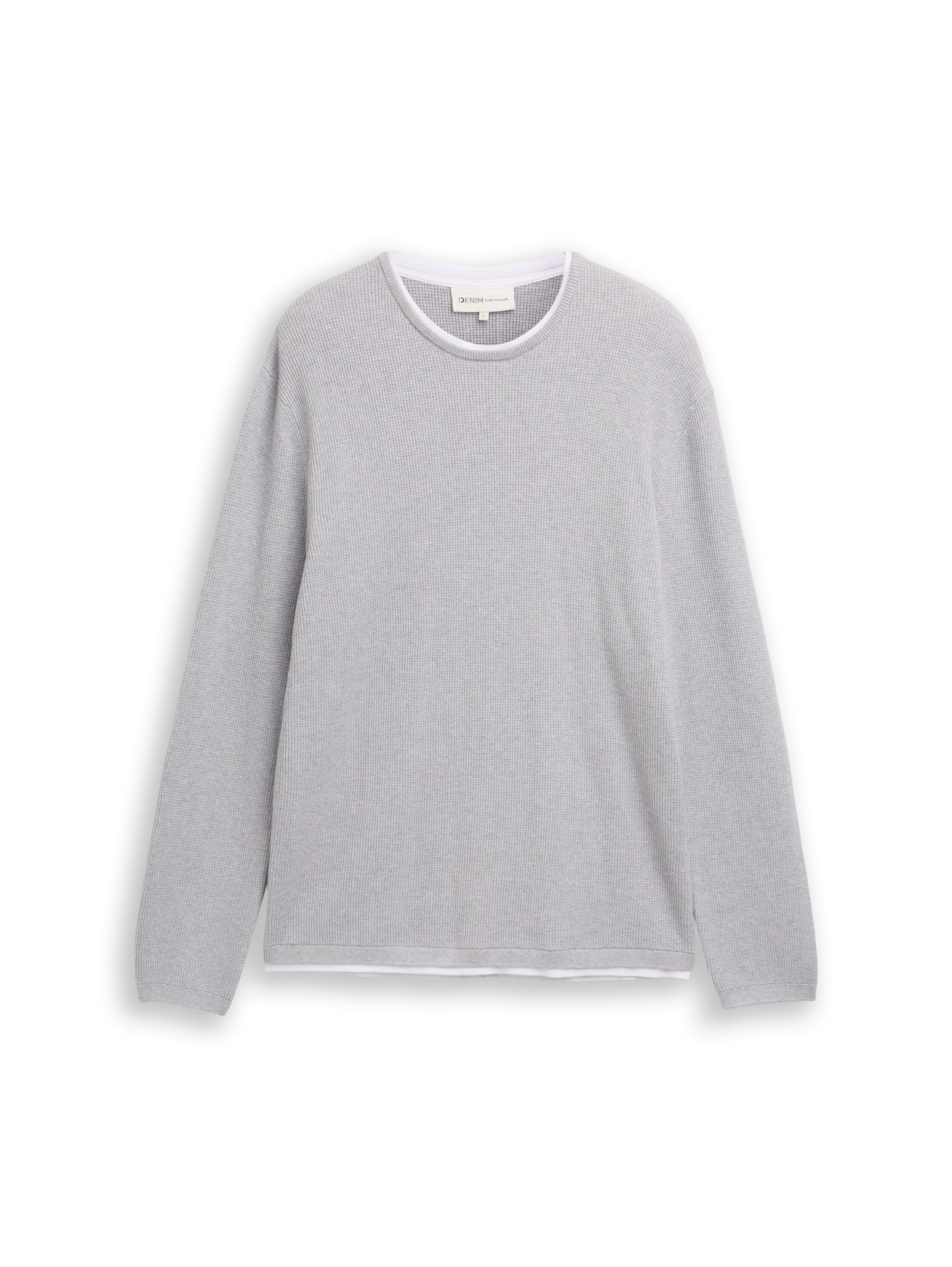 2-in-1 Strickpullover aus Baumwolle