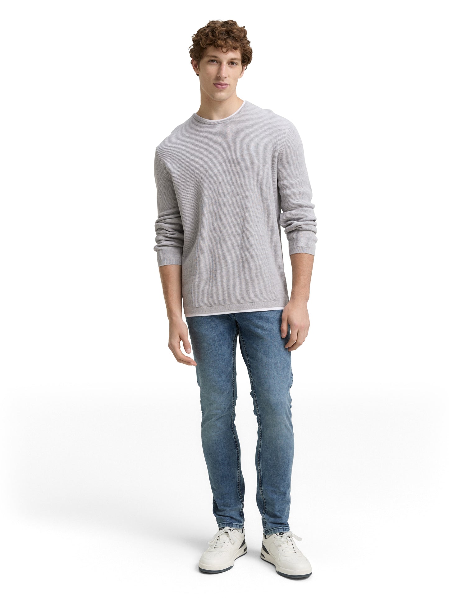 2-in-1 Strickpullover aus Baumwolle