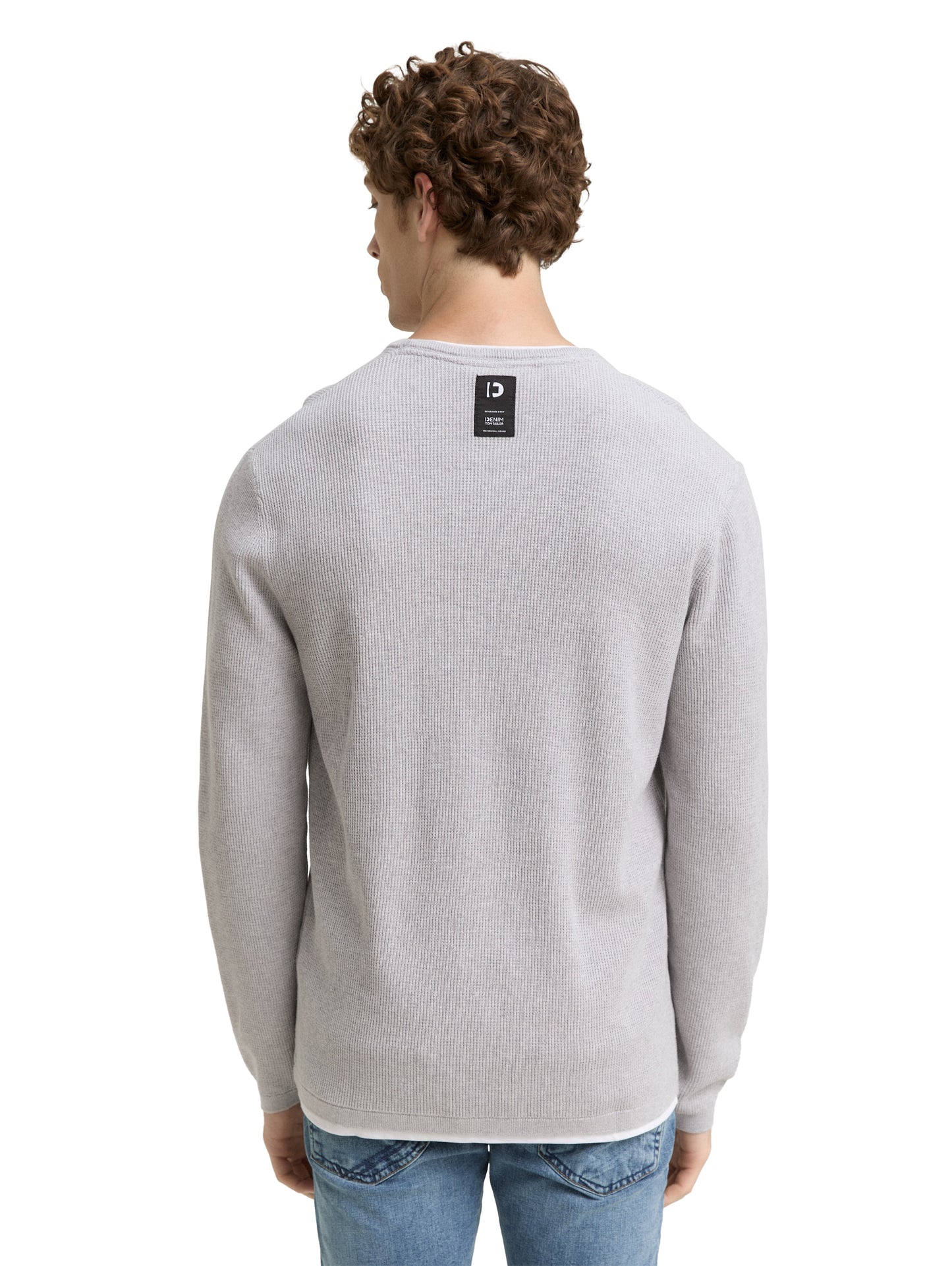 2-in-1 Strickpullover aus Baumwolle