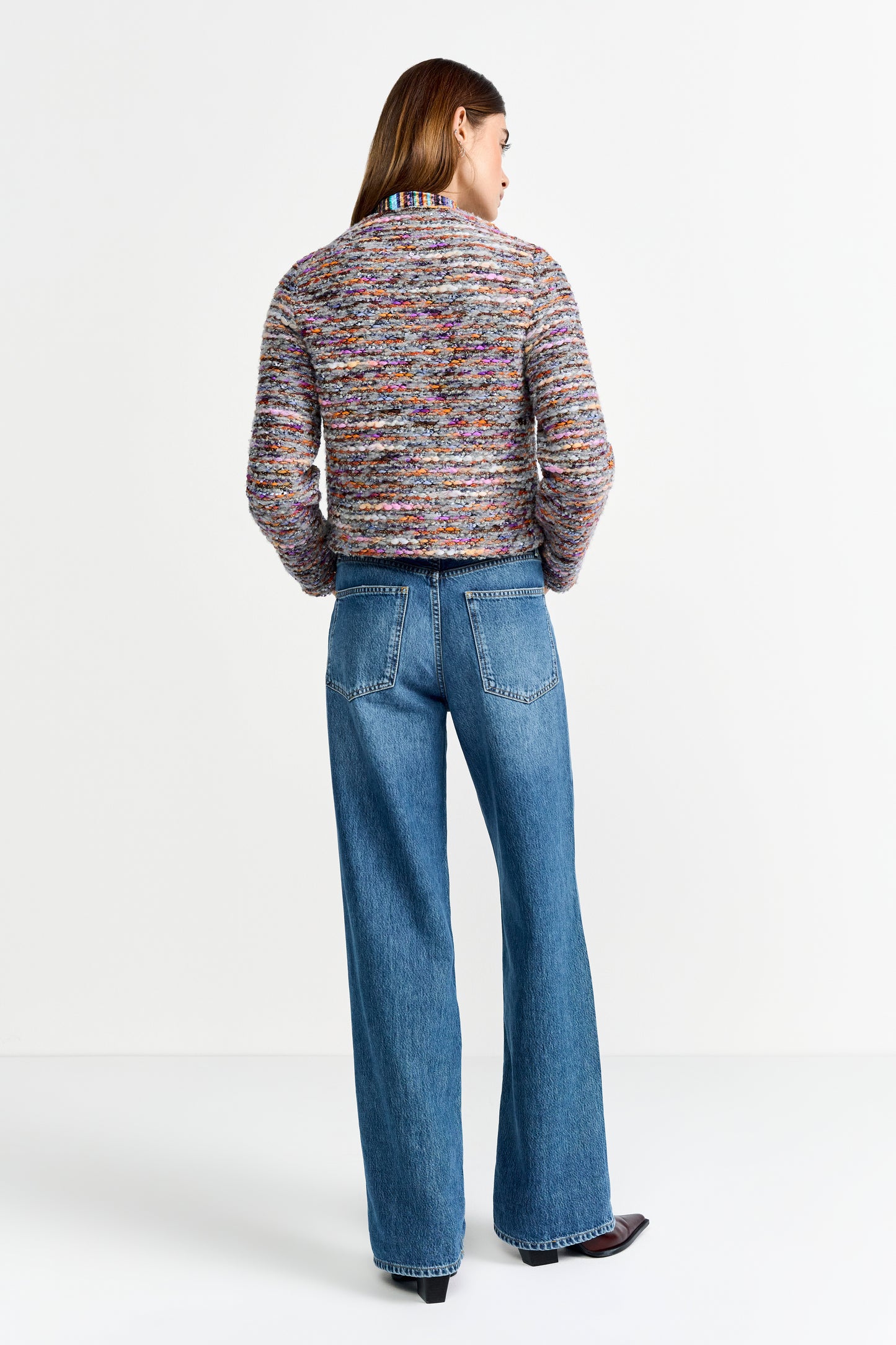 Hooded Bouclé Jacket