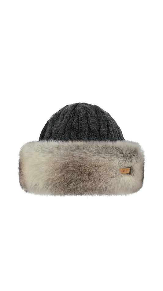 Fur Cable Bandhat, heather brown