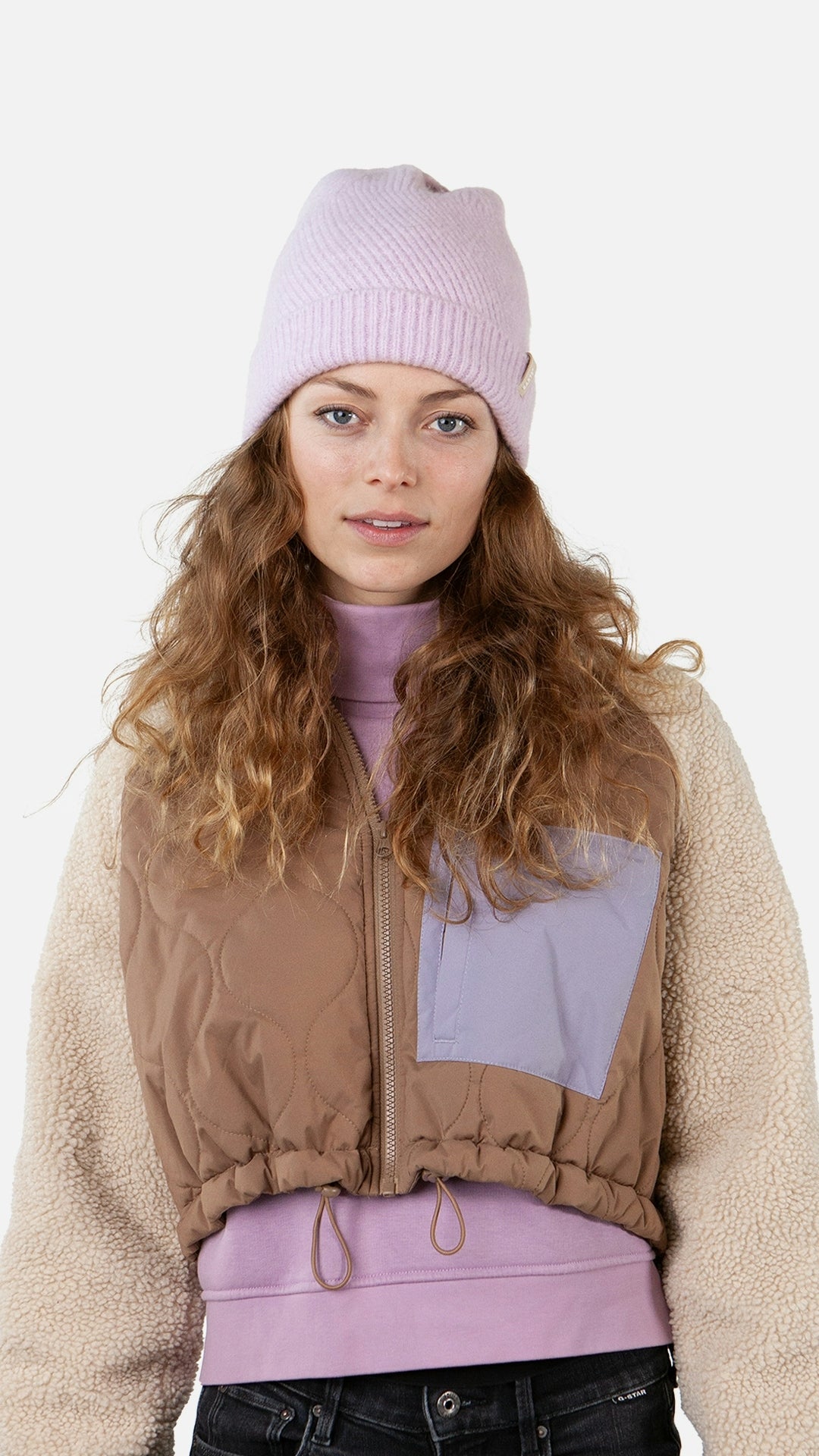 Kirinda Beanie, orchid