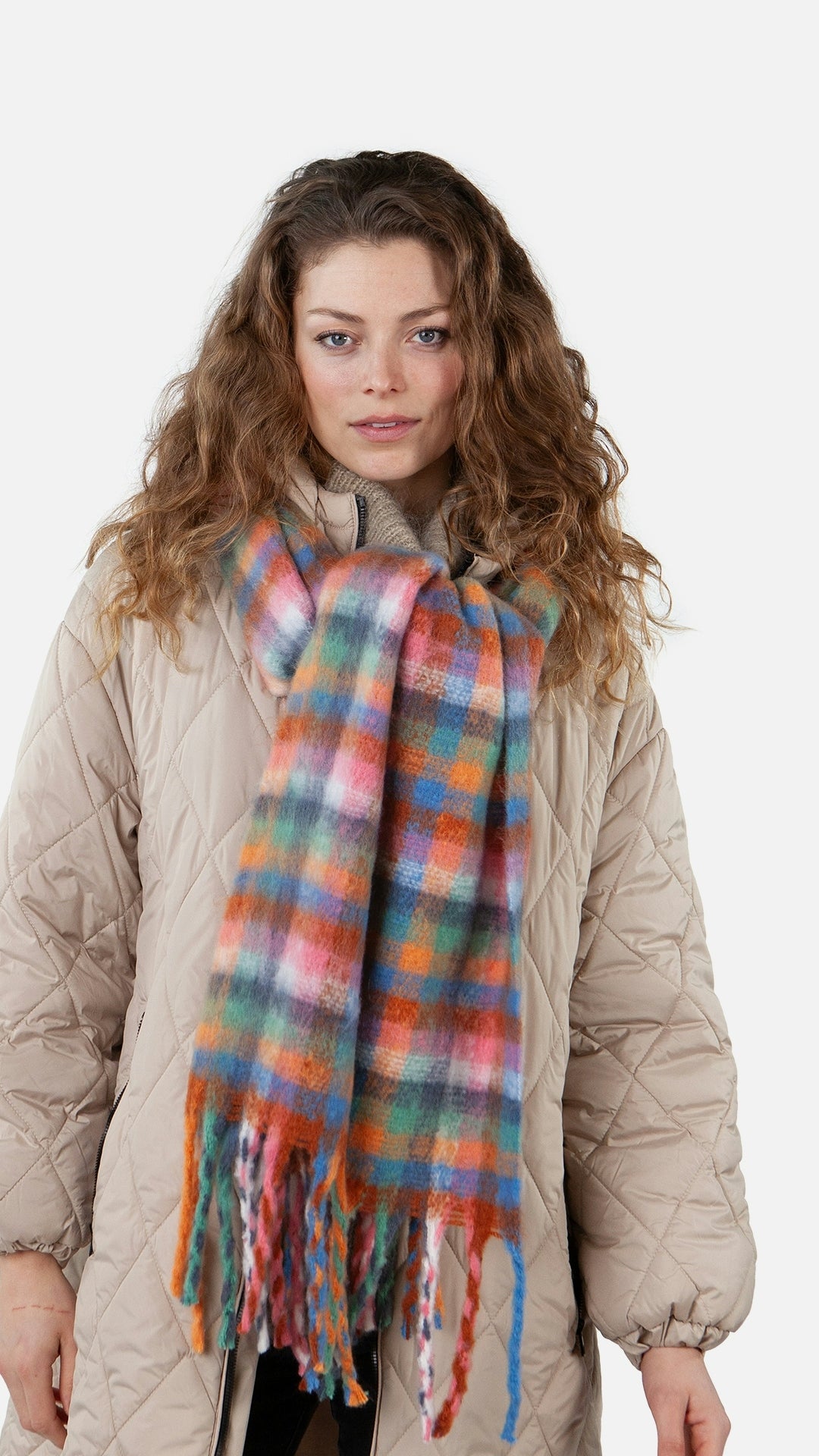 Plaity Scarf, pink