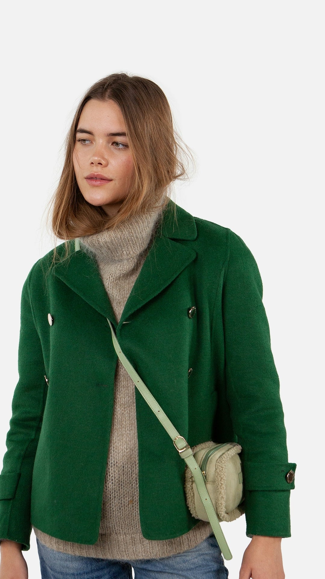 Aedey Shoulderbag, pale army