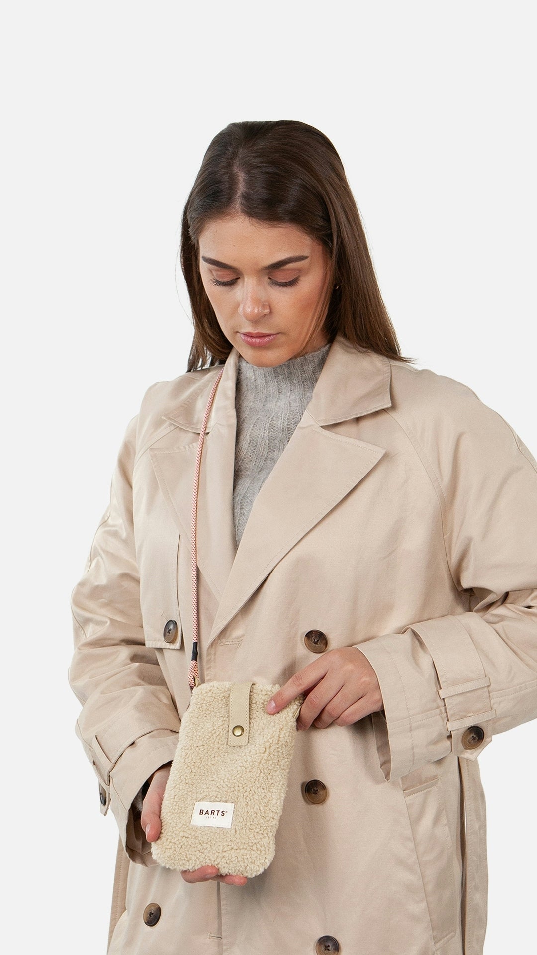Bugbane Phone Bag, beige