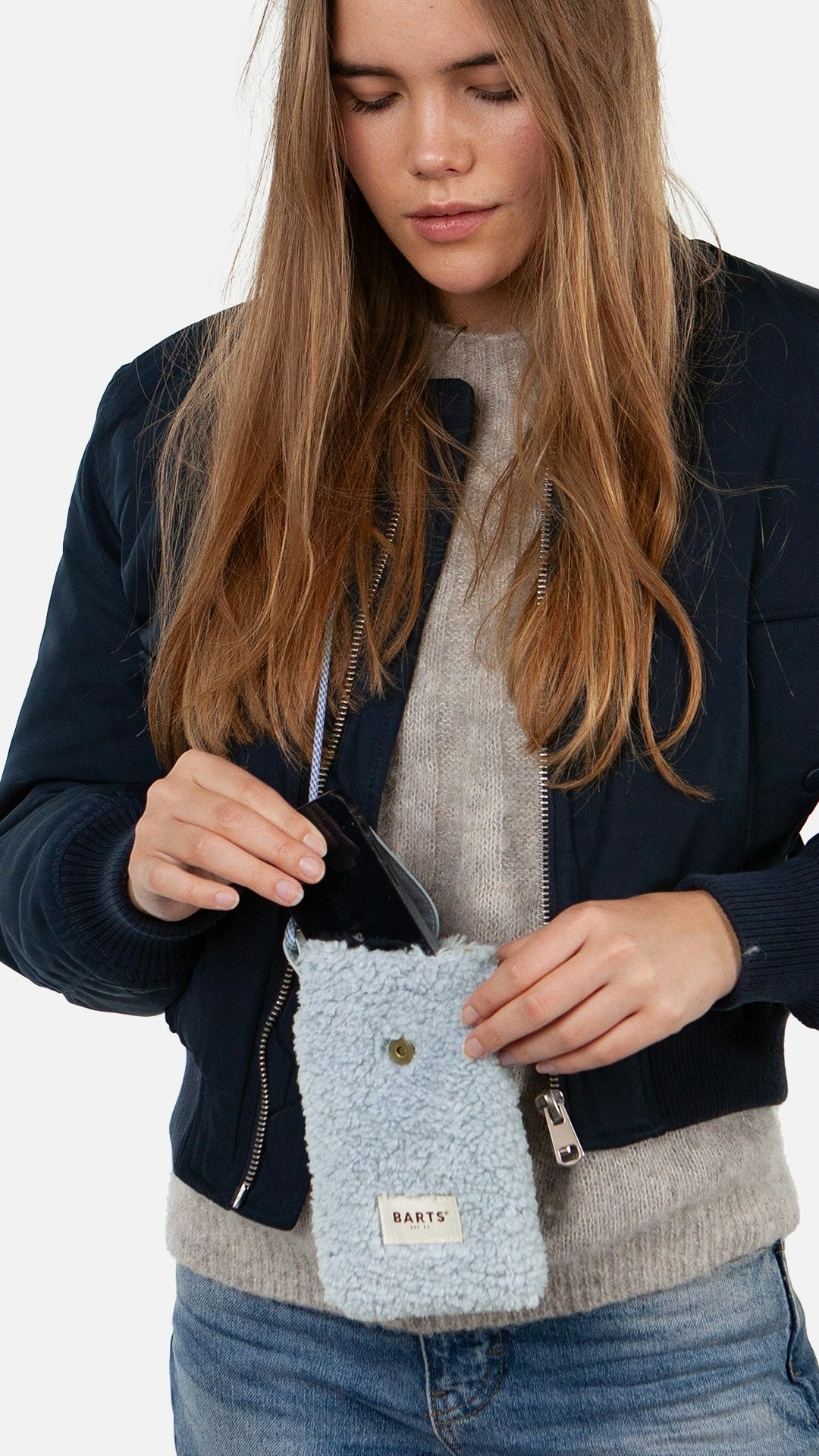 Bugbane Phone Bag, blue