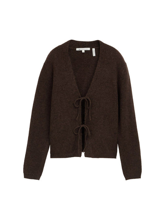 Cardigan mit Schleifen-Details