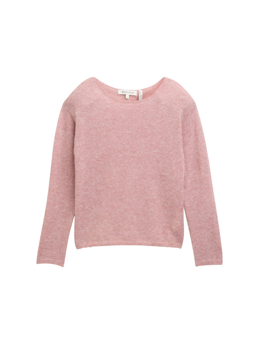 Strickpullover mit U-Boot-Ausschnitt