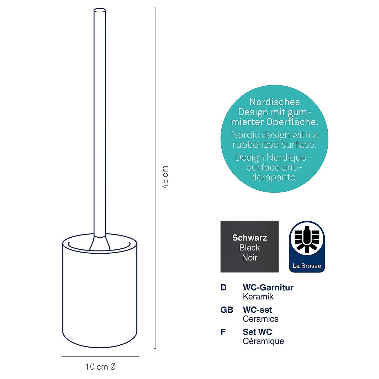 Kela Keck & Lang GmbH Bad Accessoiresschwarz