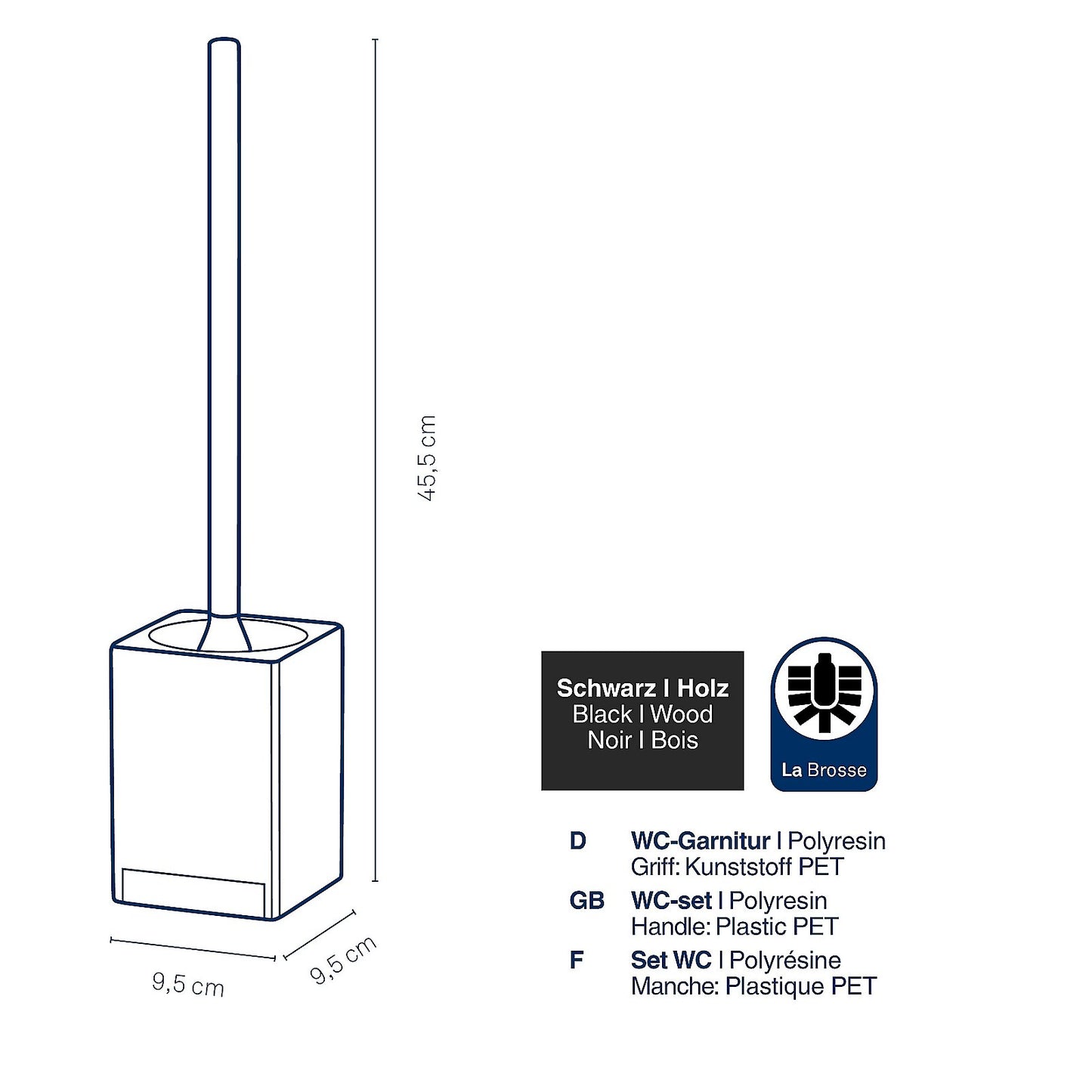 Kela Keck & Lang GmbH Bad Accessoiresmatt schwarz