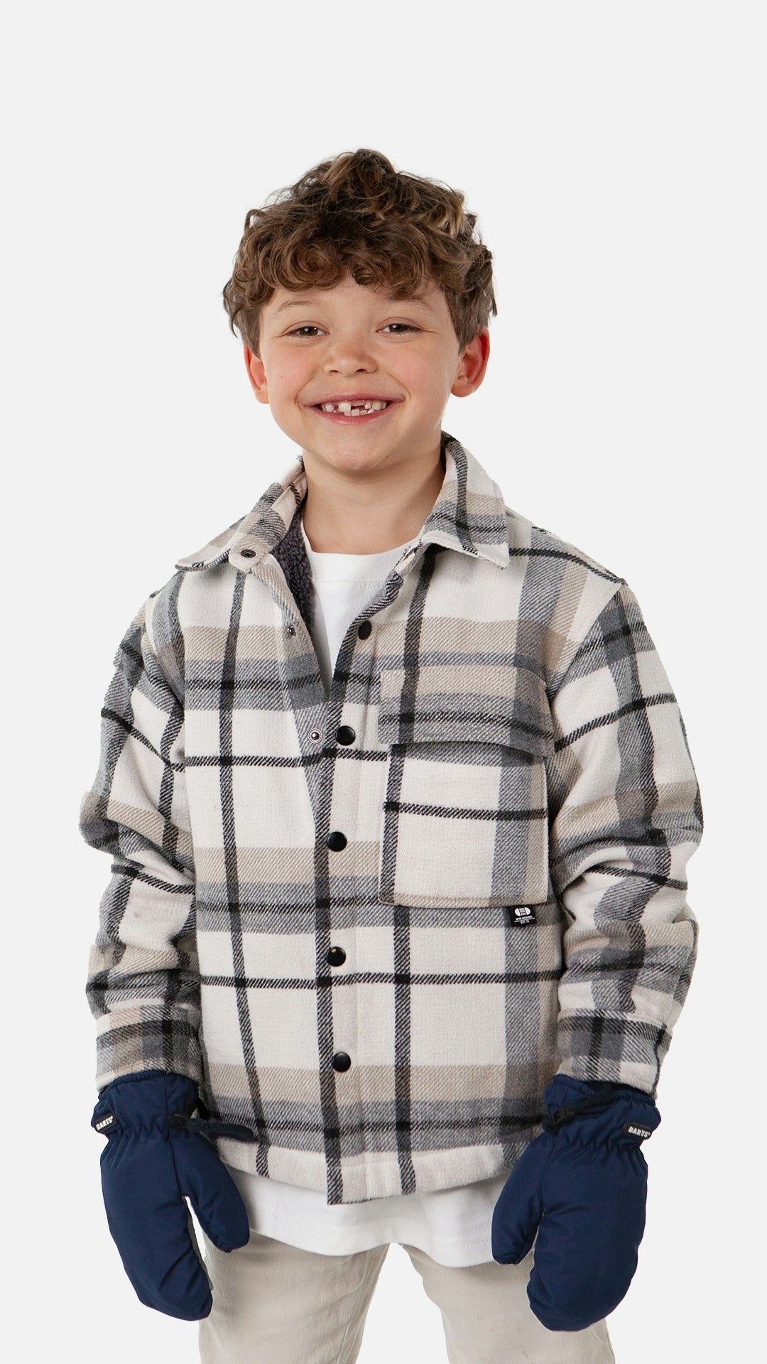 Nylon Mitts Kids, navy