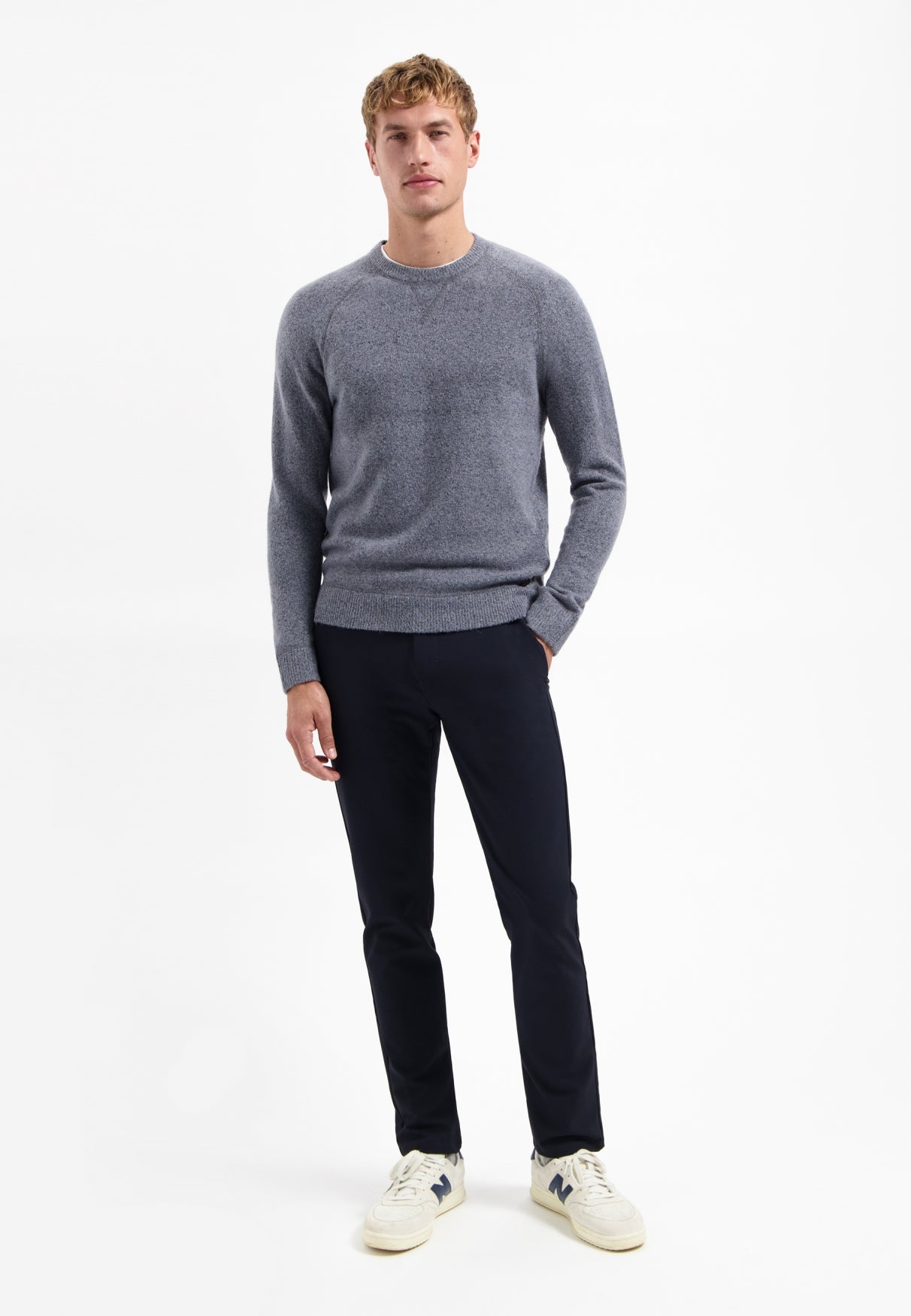 Pullover Crewneck Soft Wool Blend