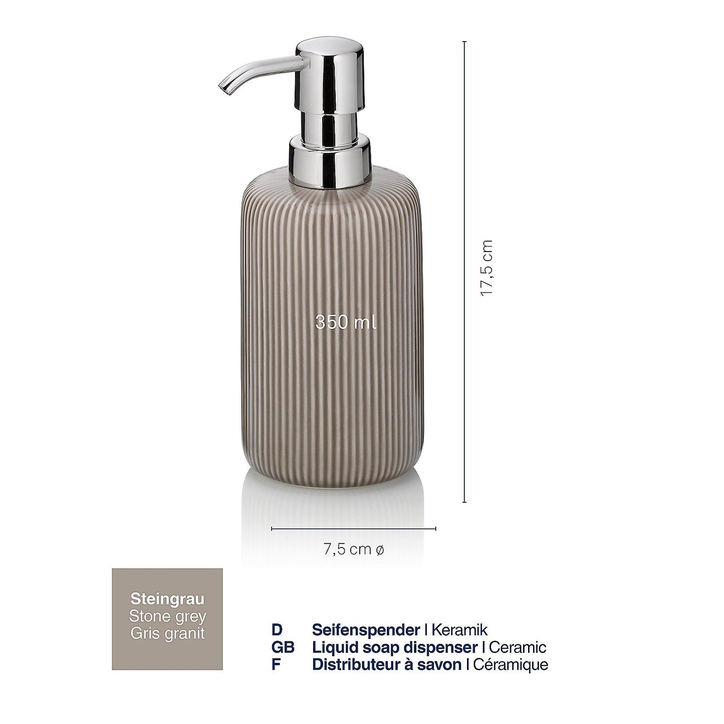 Kela Keck & Lang GmbH Bad Accessoiressteingrau