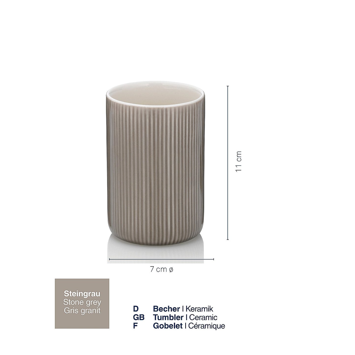 Kela Keck & Lang GmbH Bad Accessoiressteingrau