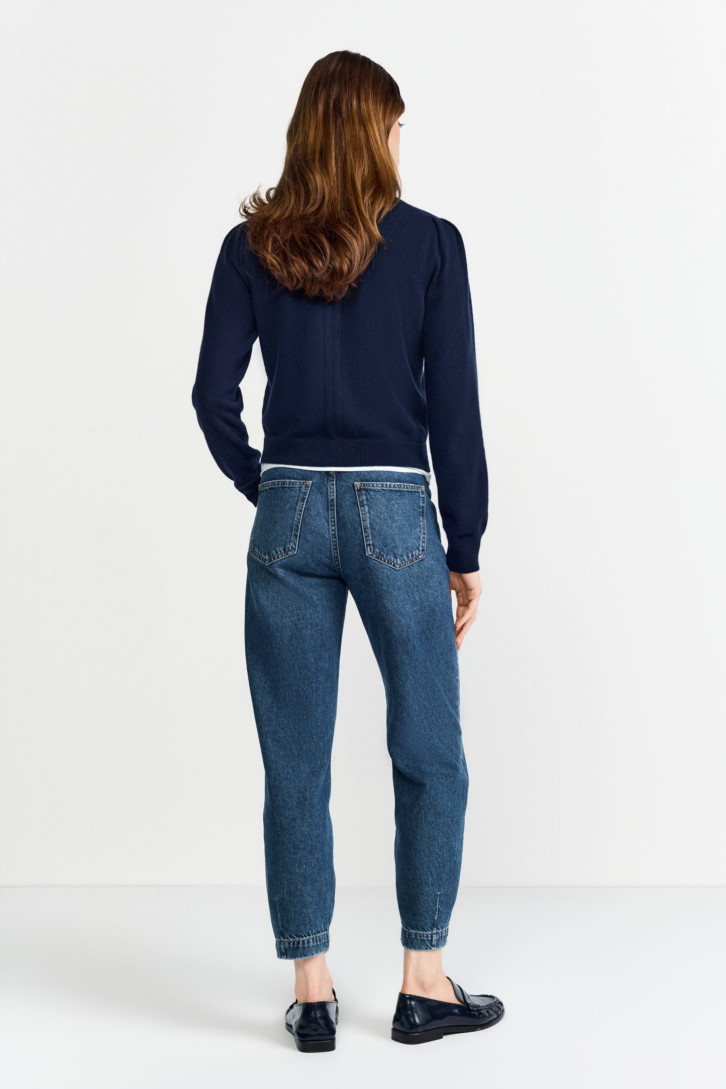 Slouchy Dark Blue Denim