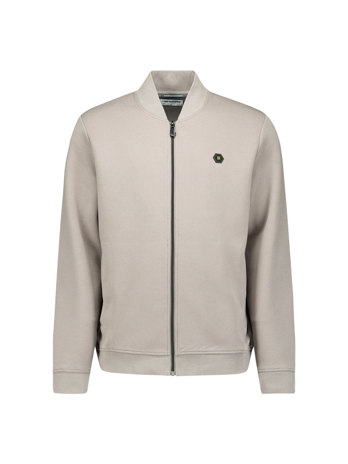 Sweater Full Zipper Pique Bomber