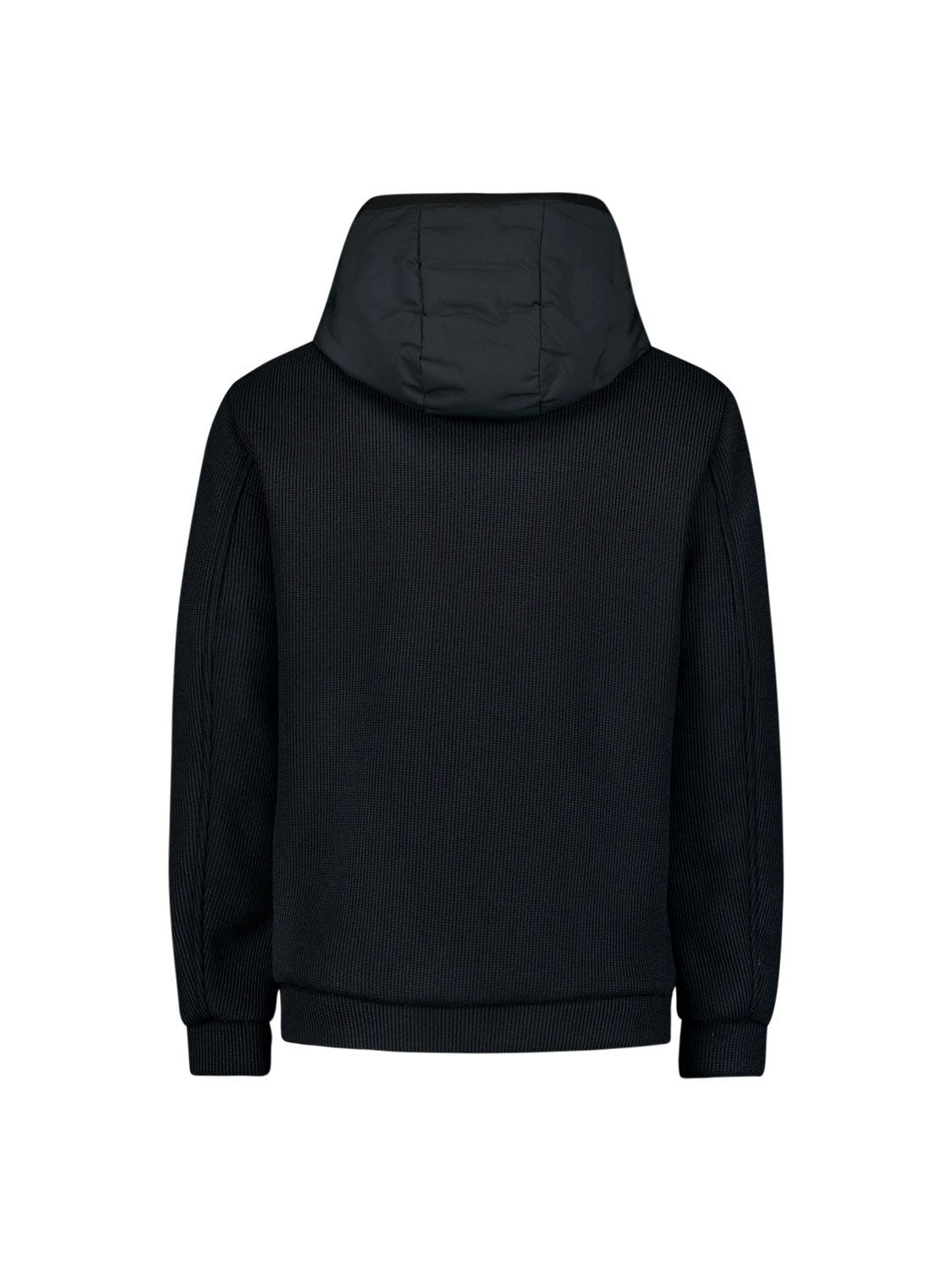 Jacket Short Fit Sealed Hooded Knitted Mix