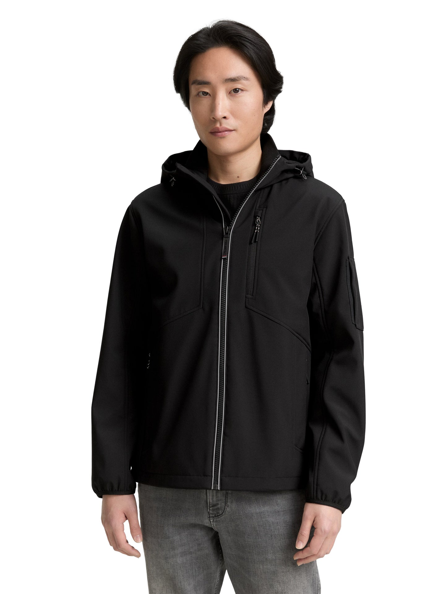 Softshell Jacke mit Kapuze