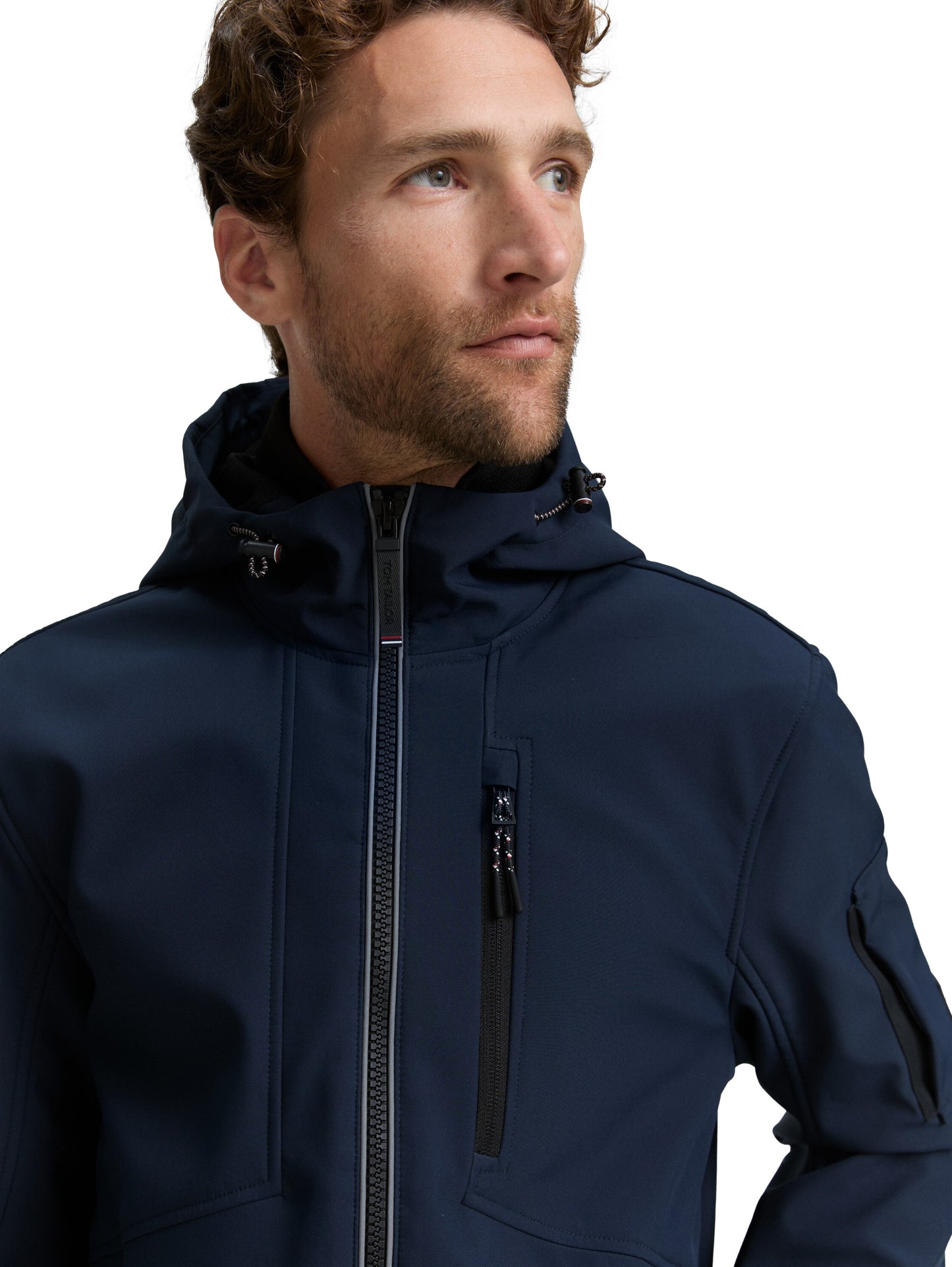 Softshell Jacke mit Kapuze