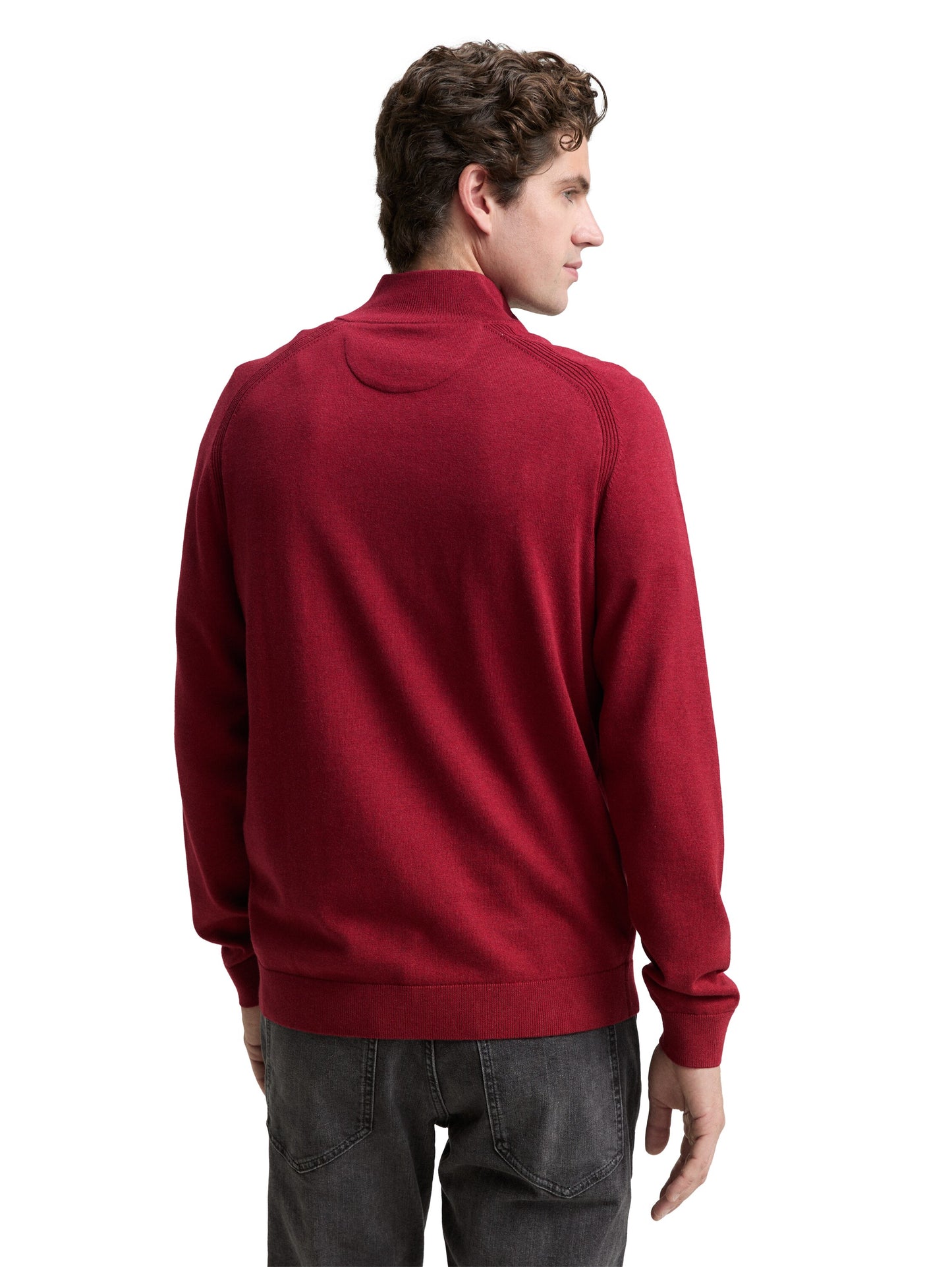 Troyer Strickpullover mit Logo-Stickerei