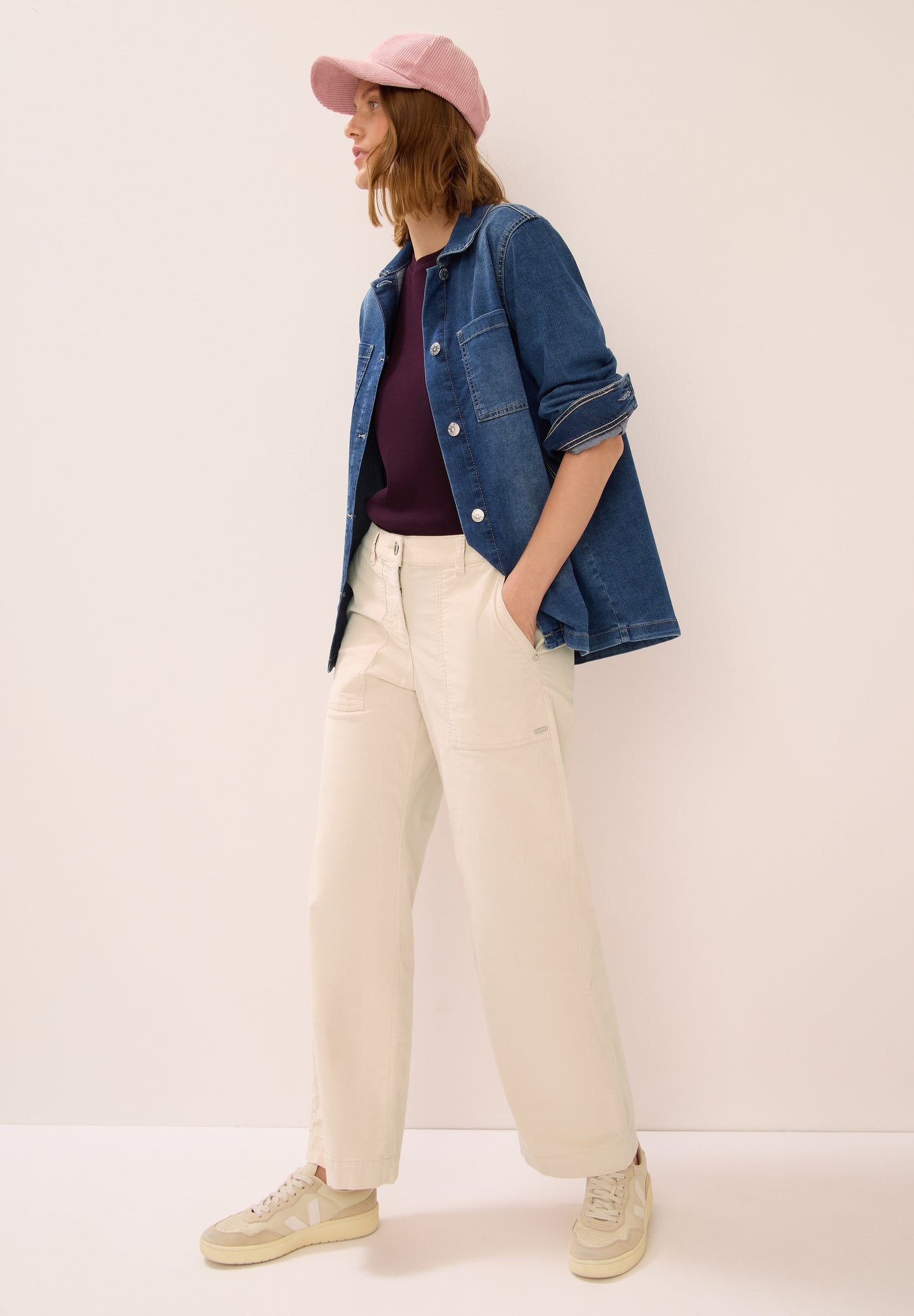 Wide Leg Cordhose
