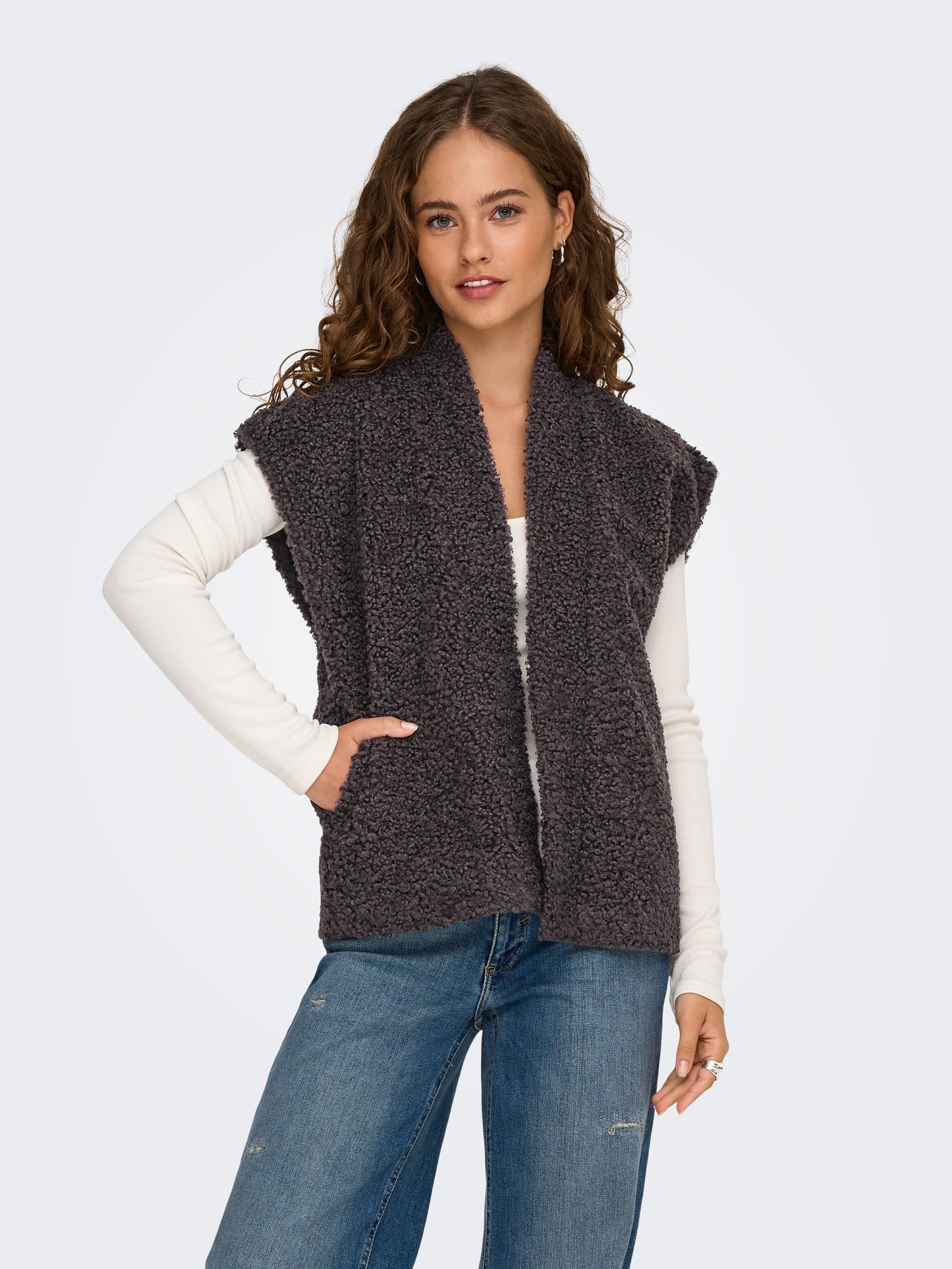 ONLNAYA TEDDY WAISTCOAT CS OTW