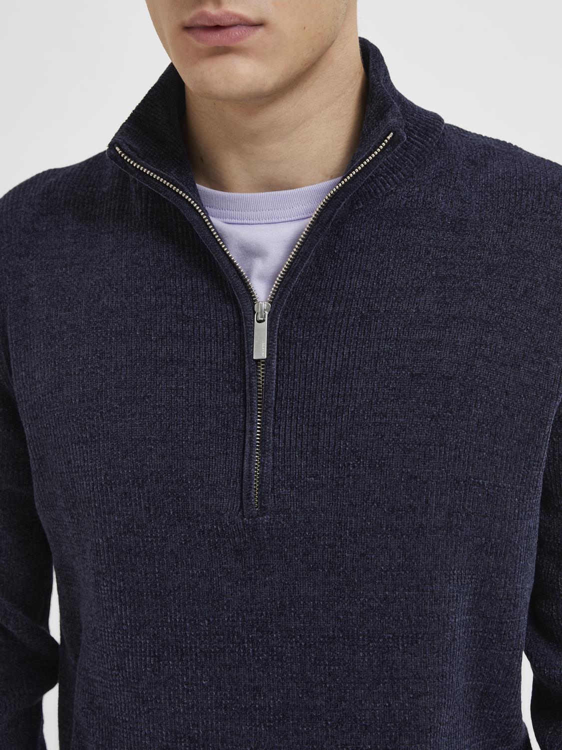 SLHRODNEY LS HIGH NECK HALF ZIP