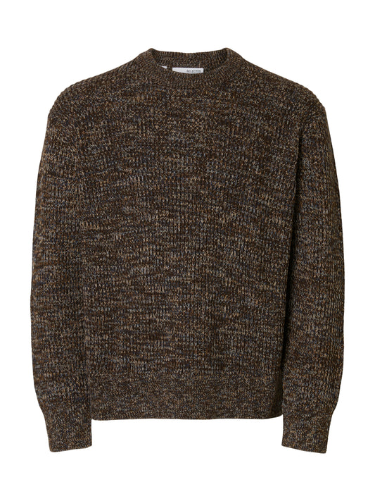 SLHTILUM LS KNIT RELAXED CREW NECK
