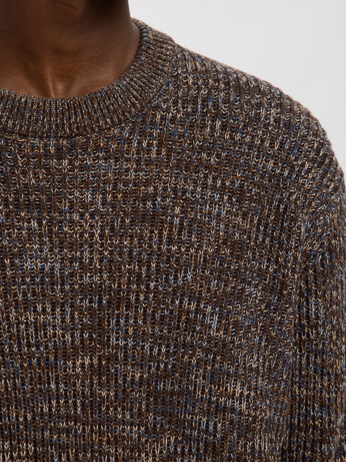 SLHTILUM LS KNIT RELAXED CREW NECK