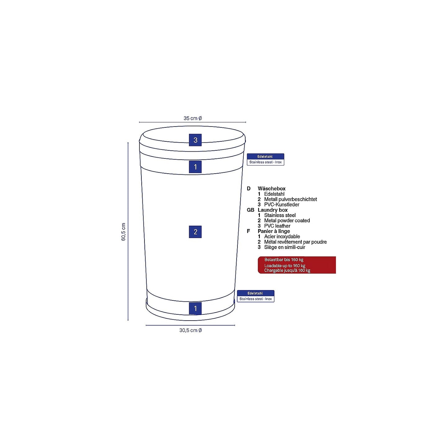 Kela Keck & Lang GmbH Bad Accessoireshellgrau