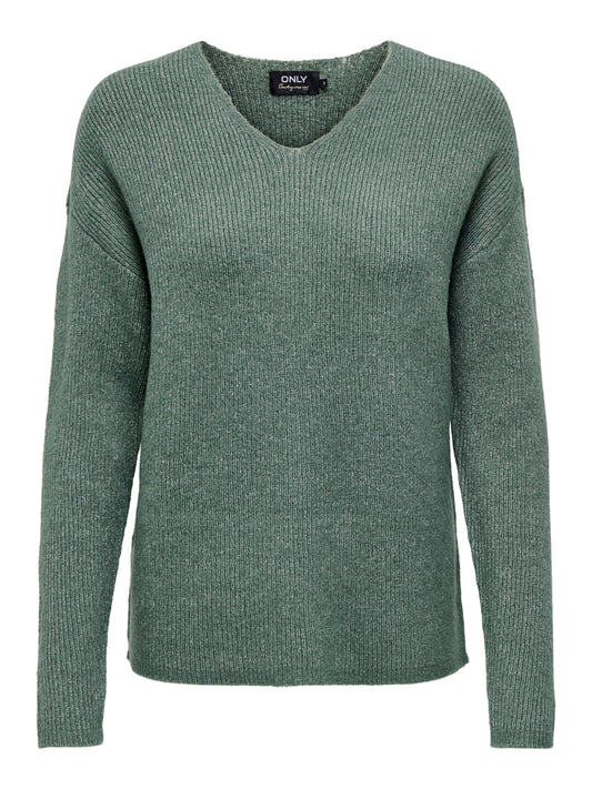 ONLCAMILLA V-NECK L/S PULLOVER KNT NOOS