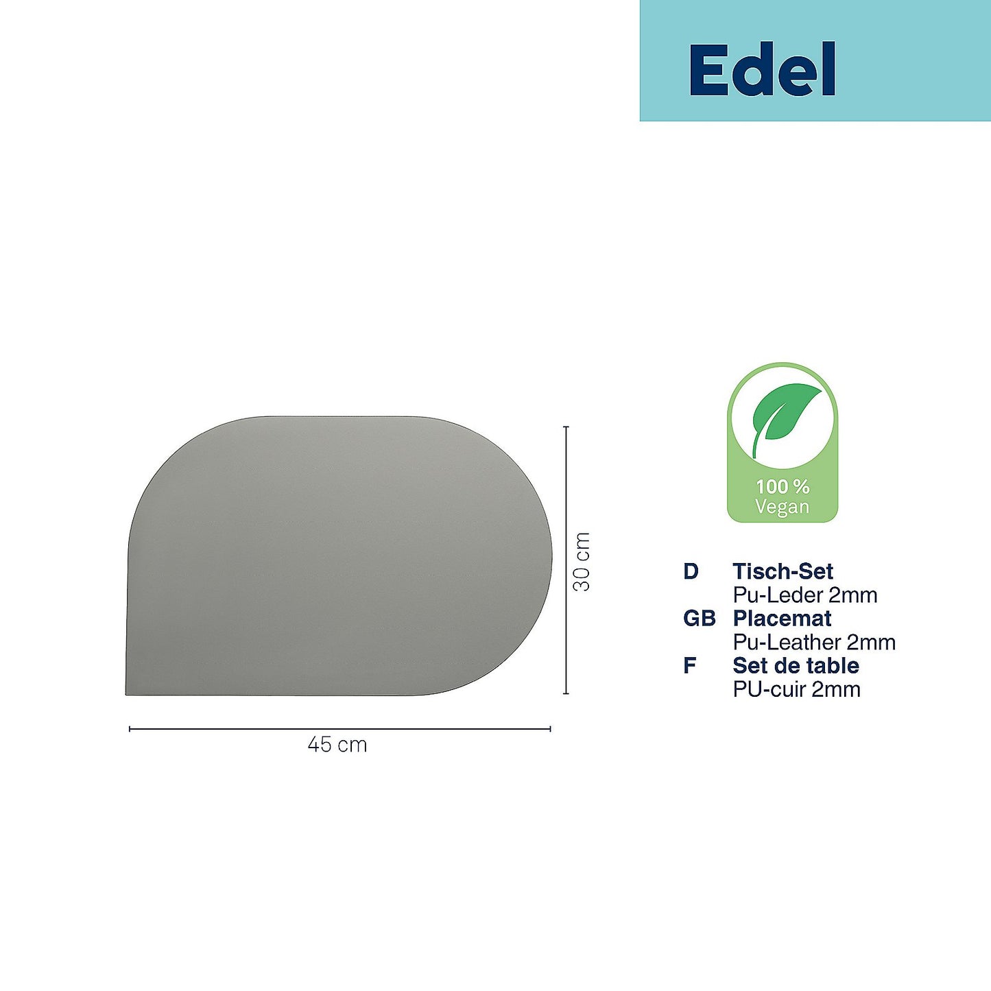 Kela Keck & Lang GmbH Servietten/Sethellgrau