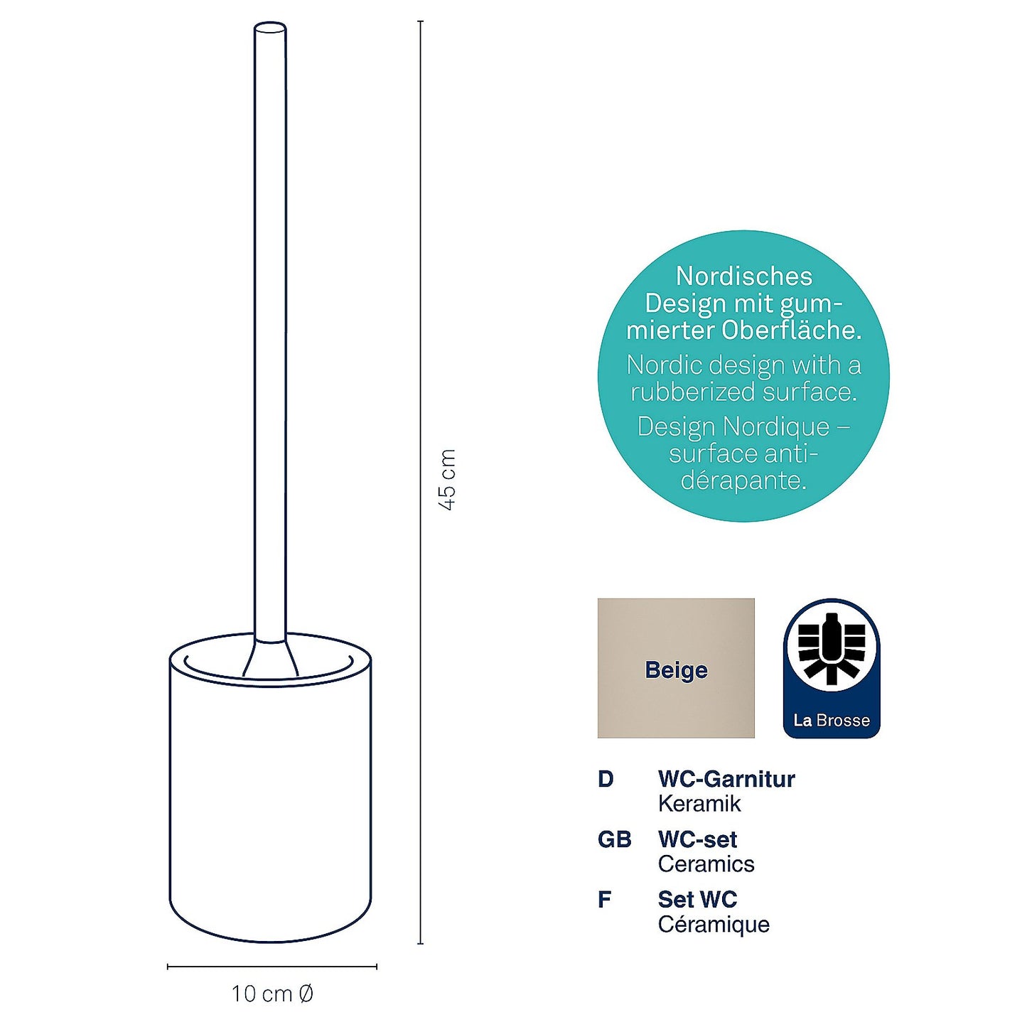 Kela Keck & Lang GmbH Bad Accessoiresbeige