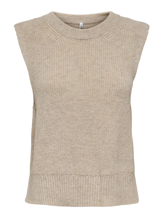 ONLPARIS LIFE SL SLIT VEST KNT