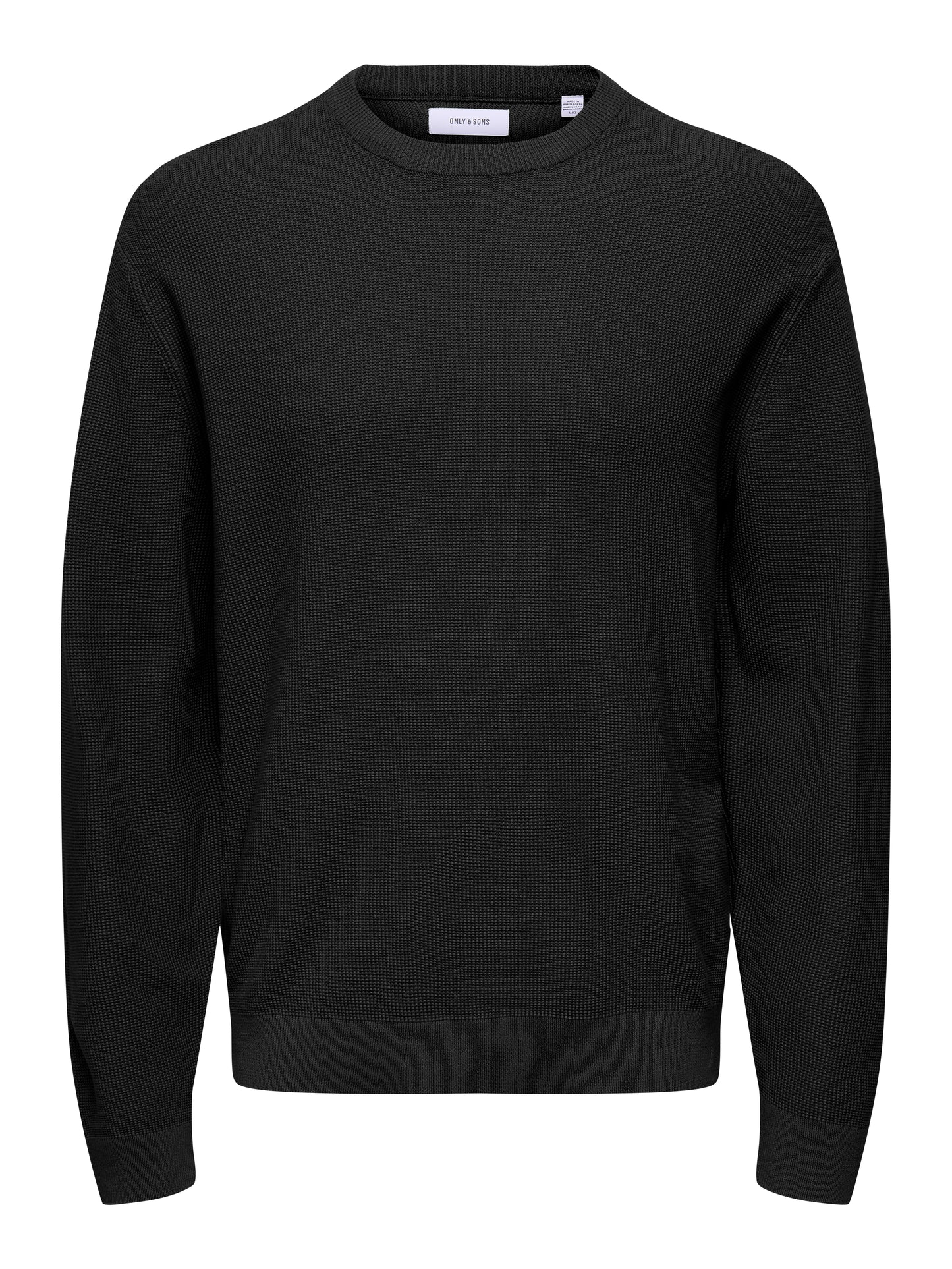 ONSTONY DS 12 LS WAFFLE CREW KNIT NOOS