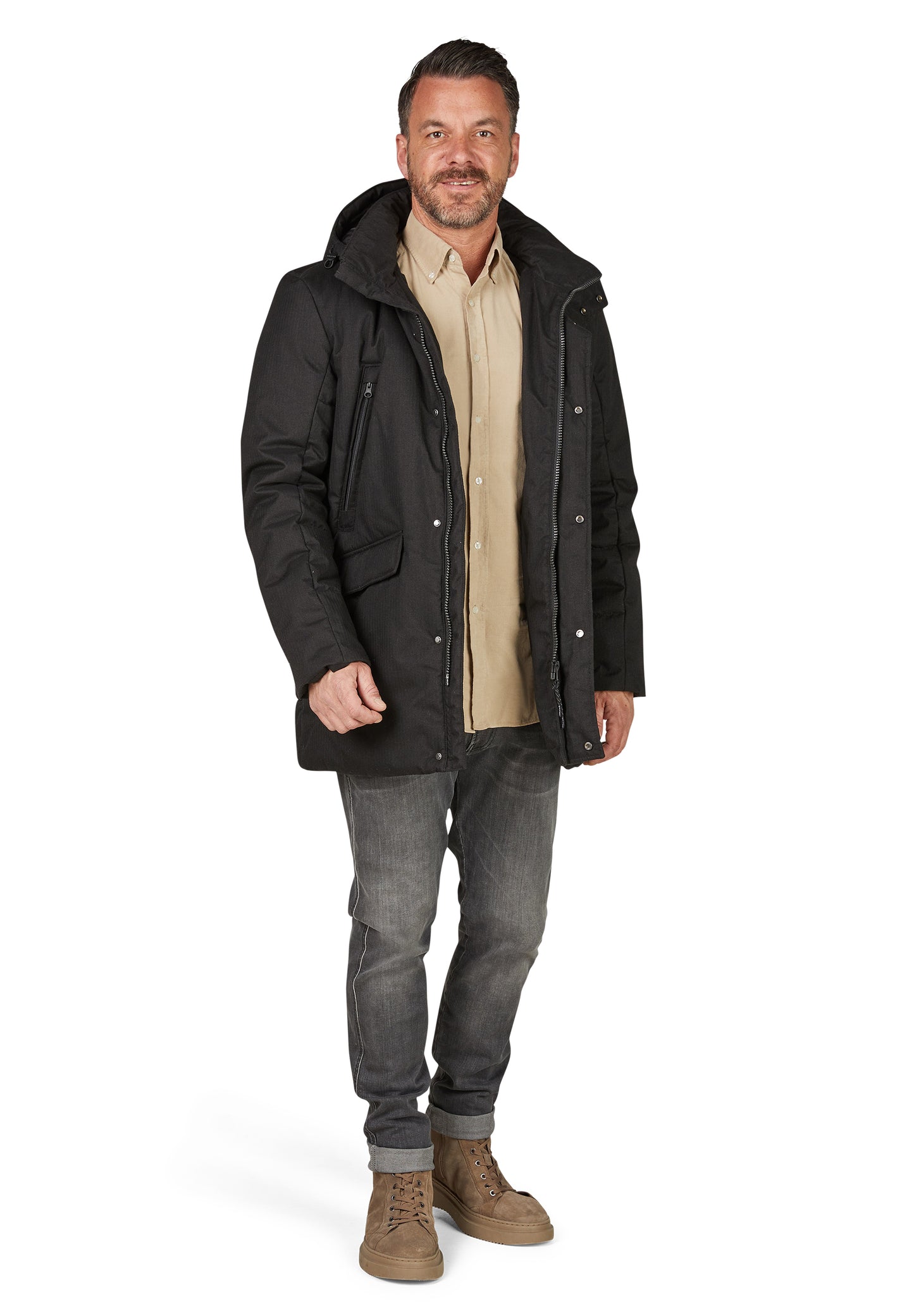 Jacke Wool Look