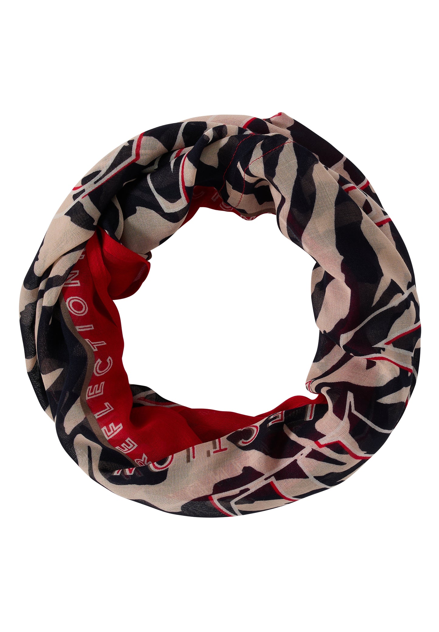 Gemusterter Loop Schal