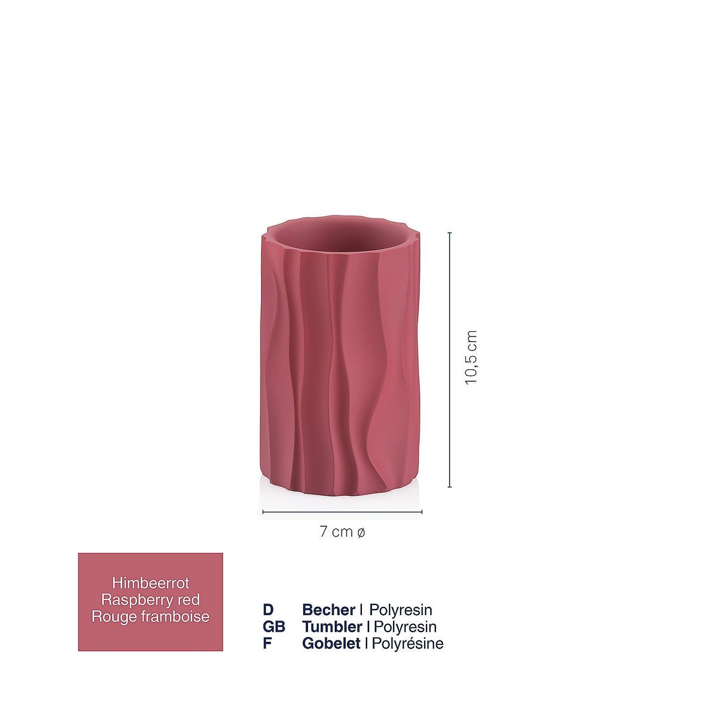 Kela Keck & Lang GmbH Bad Accessoireshimbeerrot