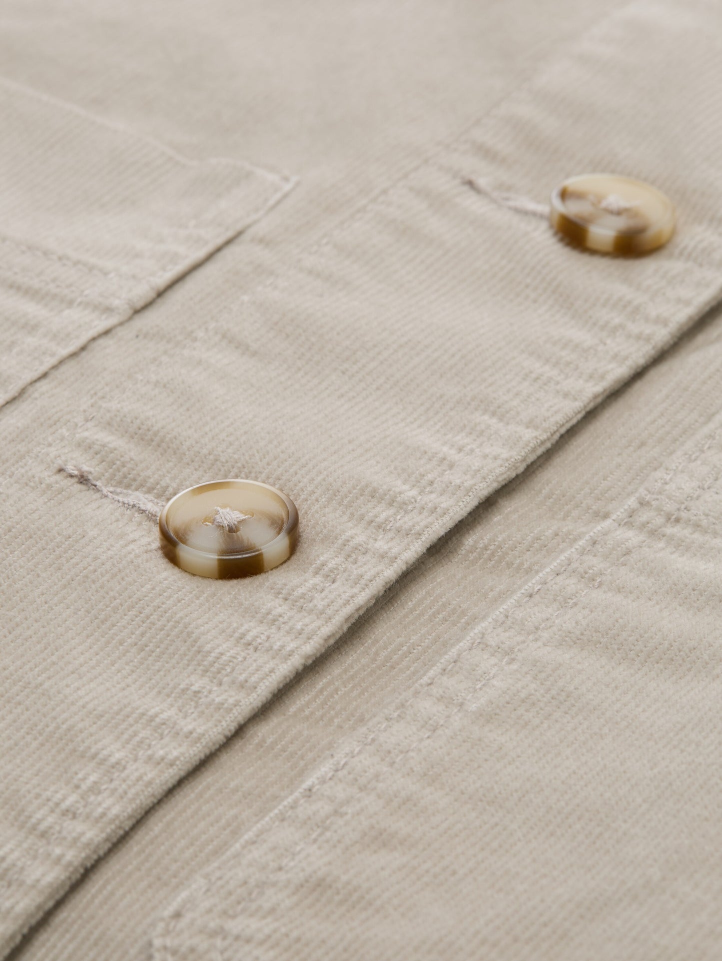 Oversize Cordjacke