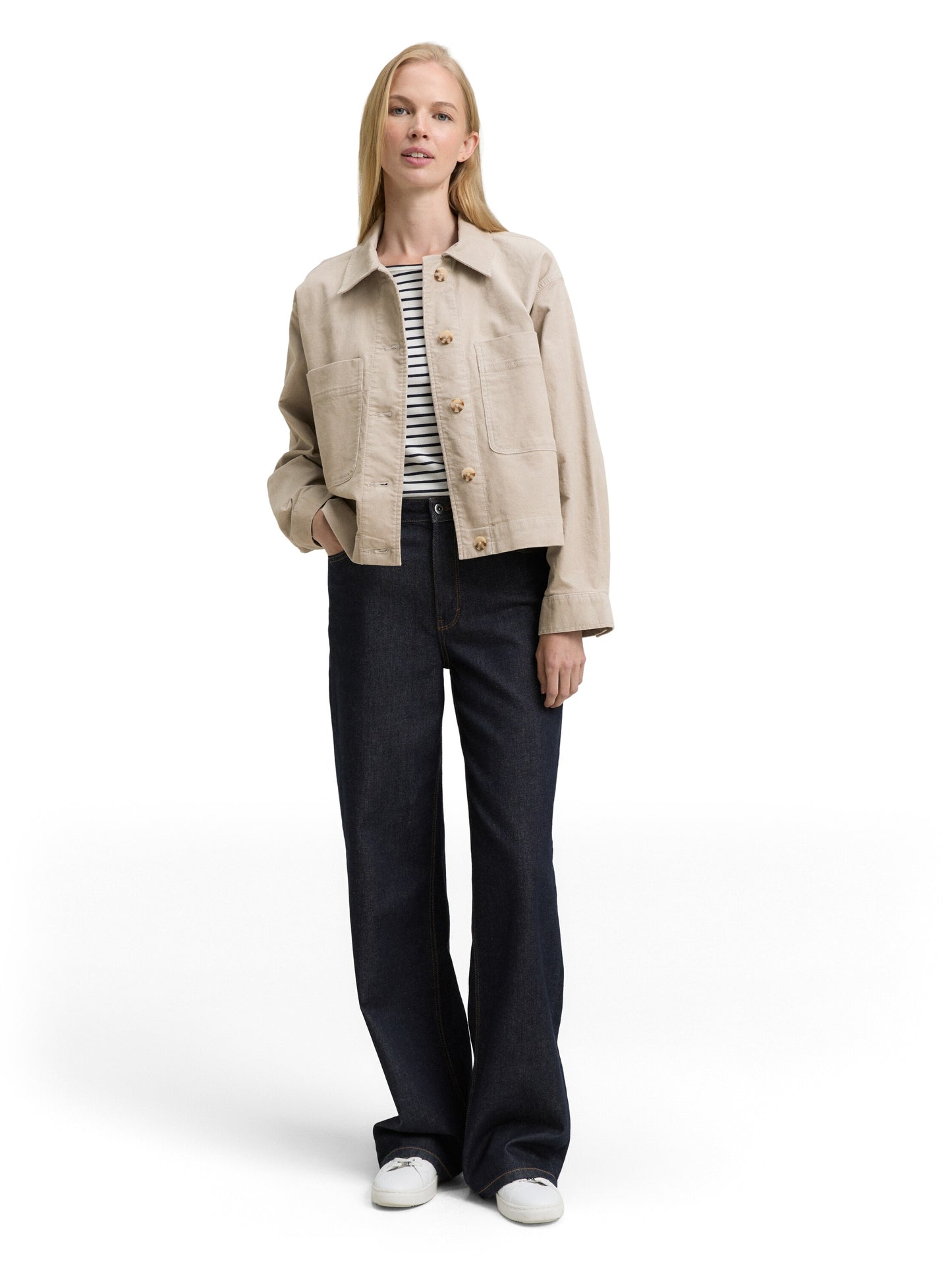 Oversize Cordjacke