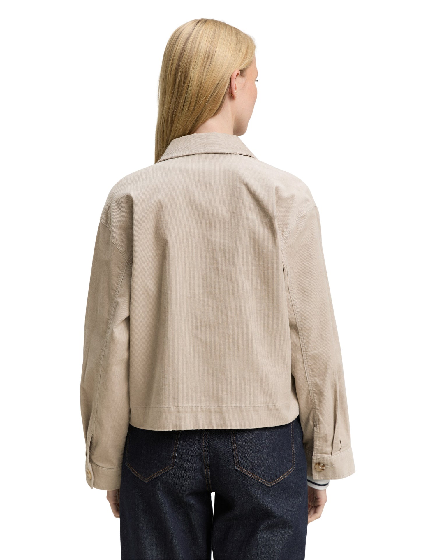 Oversize Cordjacke