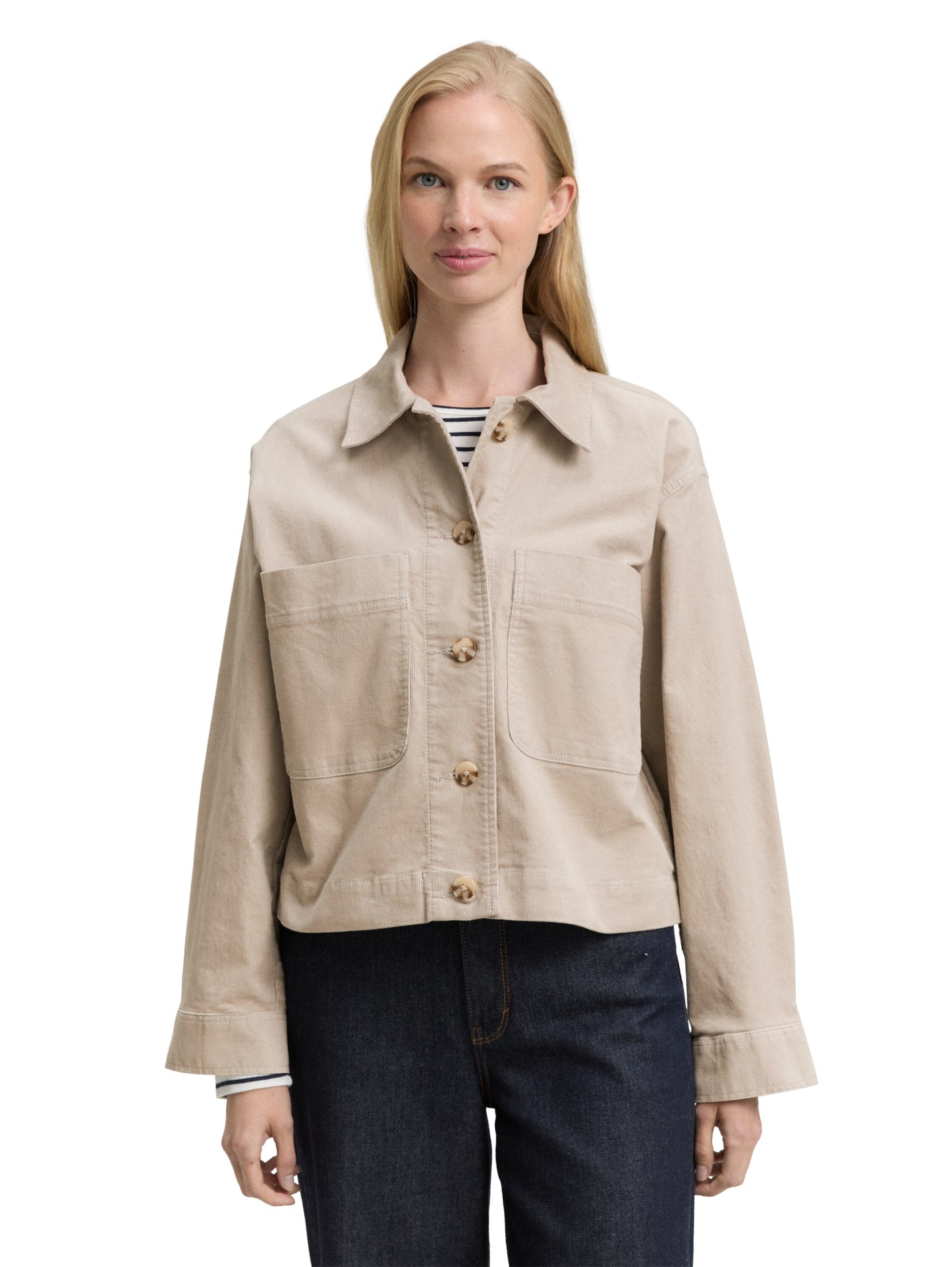 Oversize Cordjacke
