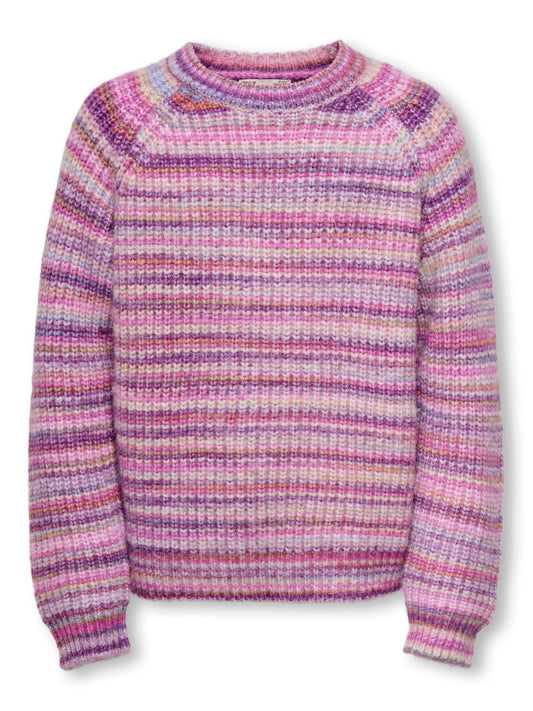 KOGCARLY-MIA L/S O-NECK KNT