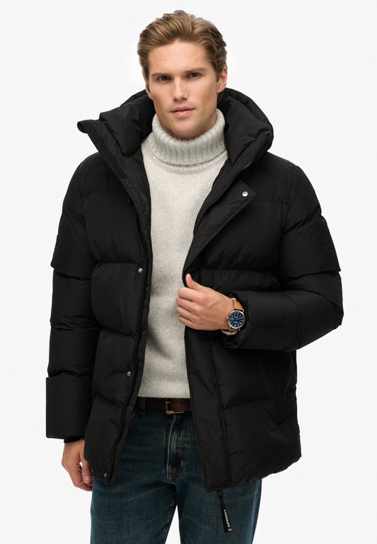 5 Baffle Sports Steppjacke mit Kapuze