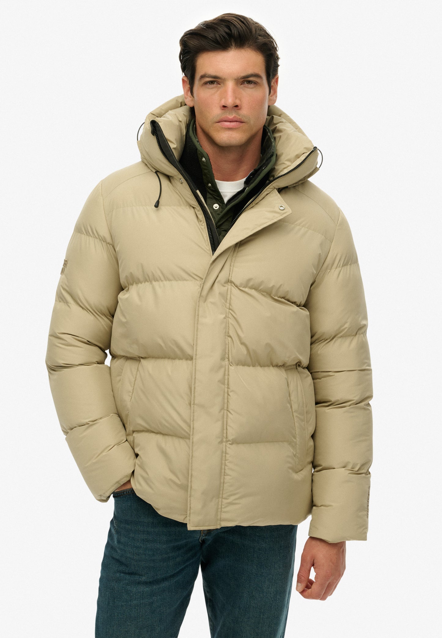 5 Baffle Sports Steppjacke mit Kapuze