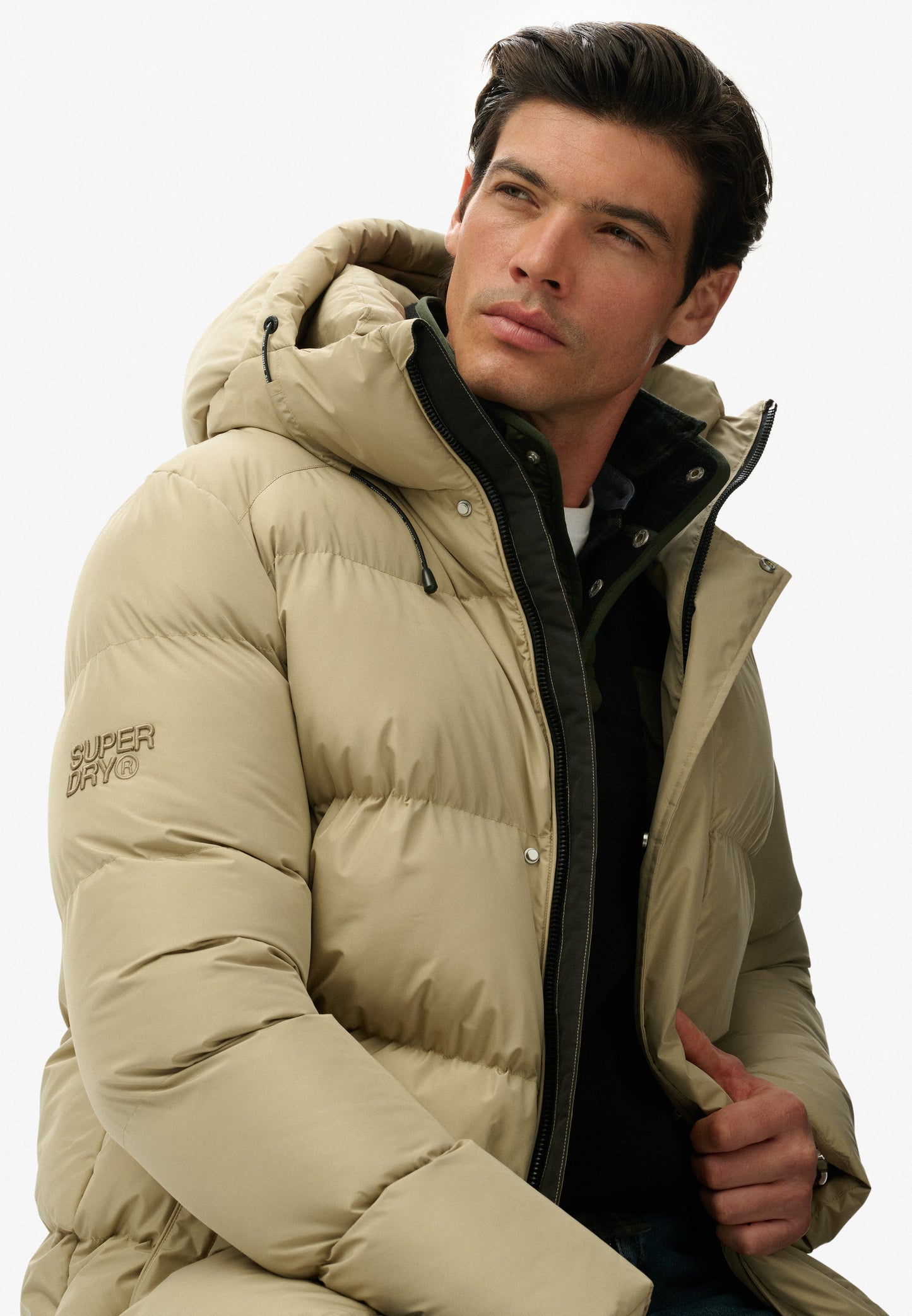 5 Baffle Sports Steppjacke mit Kapuze