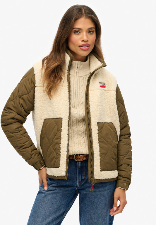 Fleece Hybrid Jacke