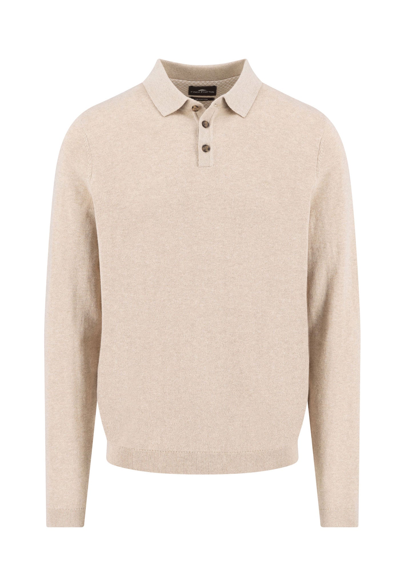 Polo Longsleeve, Winter Air Cotton